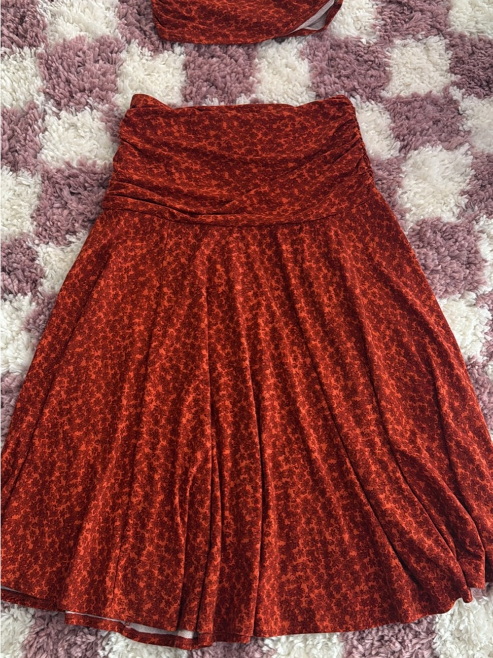 Reformation Demi Print Amina Two-Piece Skirt Set - Picture 2 of 5
